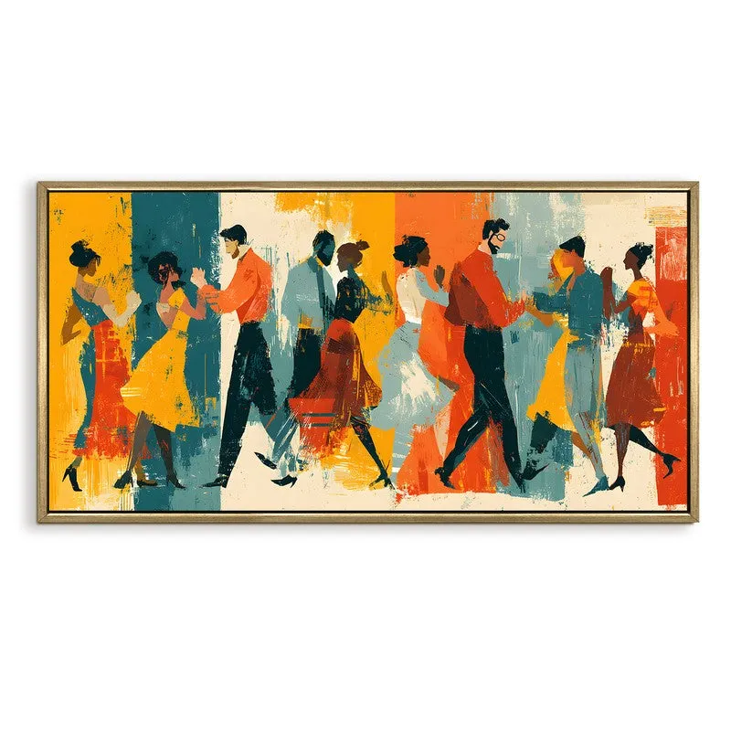 Dancera Canvas Wall Painting With Frame media 3
