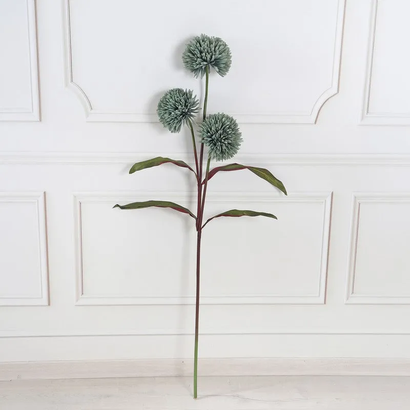 Autumn Chrysanthemum Artificial Flower Stem - Green media 3