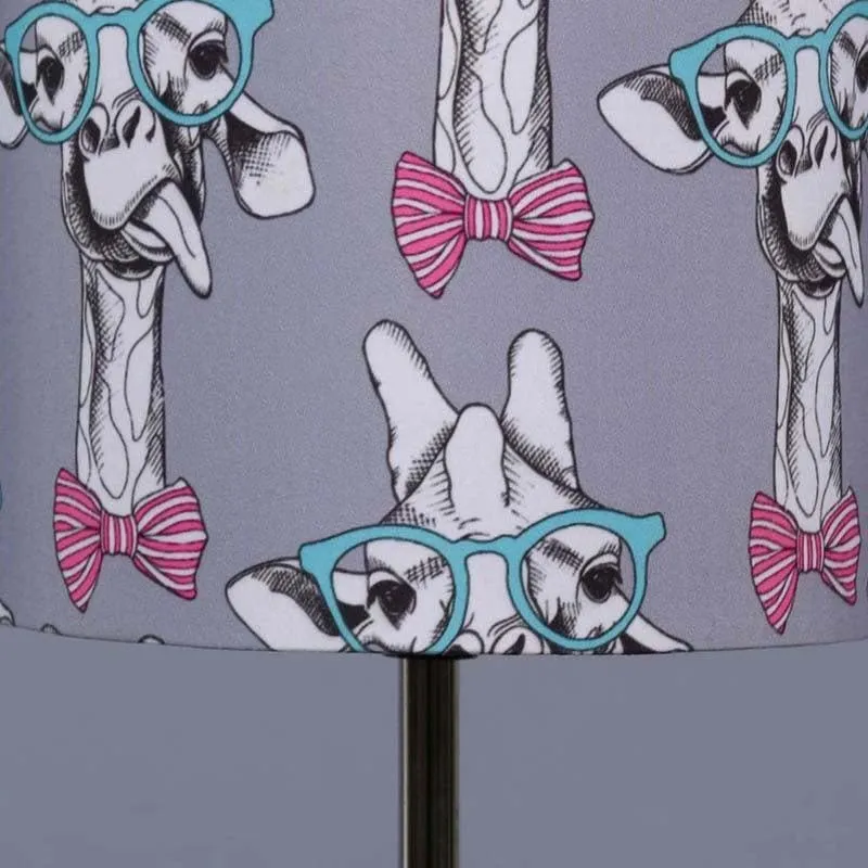 The Cheeky Wooden Fabric Table Lamp - Multicolor media 5