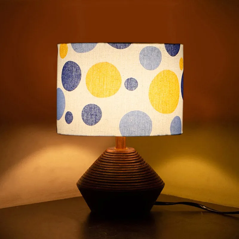 Yami Polka Wooden Table Lamp - Multicolor media 3