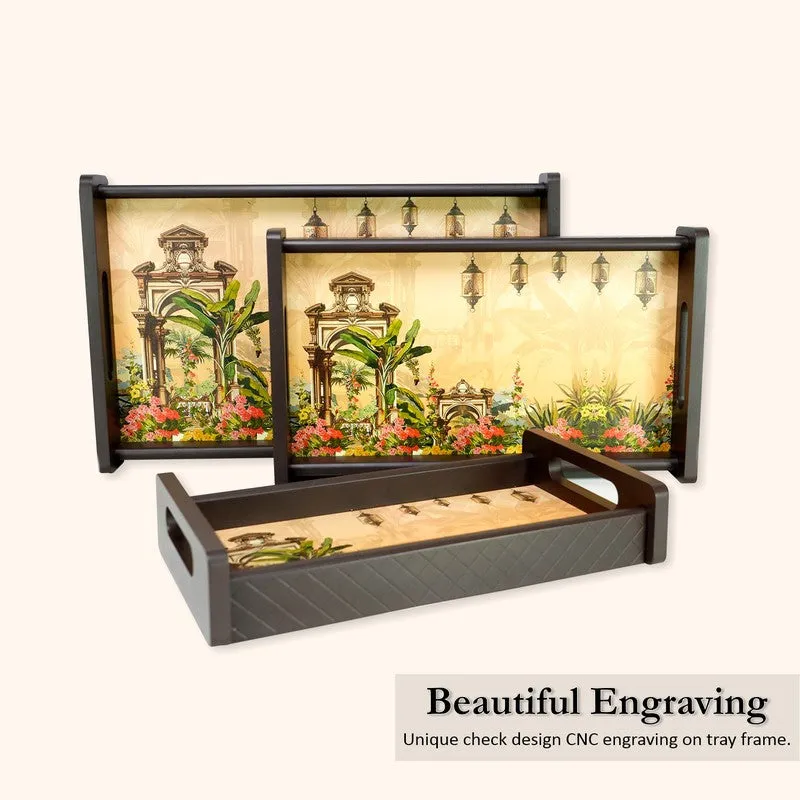 Drayno Wooden Serving Tray - Set Of Three media 7