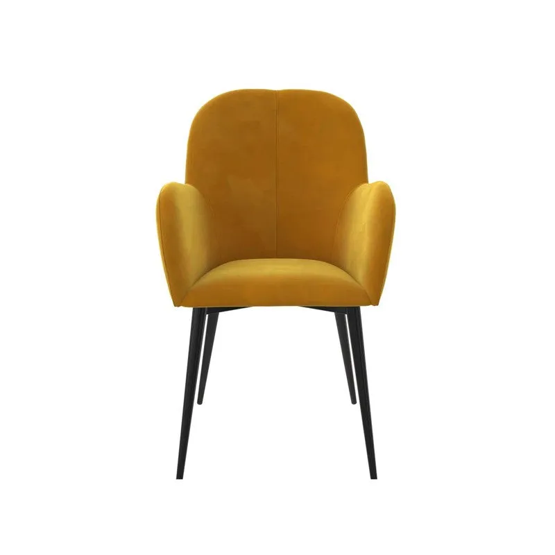 Velmora Metal Accent Chair - Yellow media 6