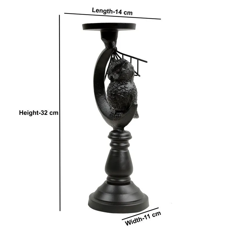 Shadow Owl & Moon Candle Holder media 6