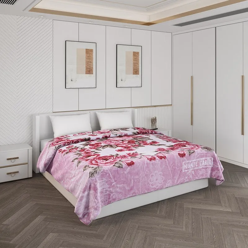 Monte Carlo Blushing Blooms Blanket - 600 GSM media 1