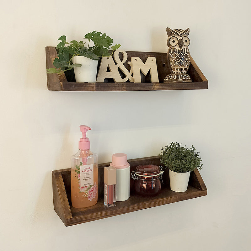 Modu set of 2 Wooden Wall Shelf Organiser media 4