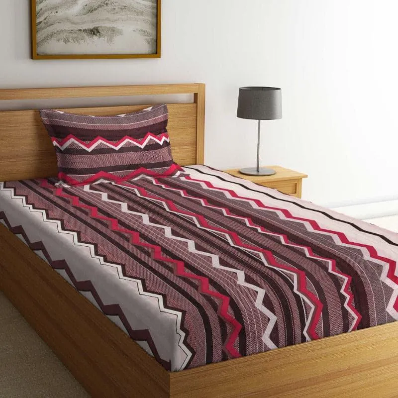 Zig Zag Zira Bedsheet - 150 GSM media 3