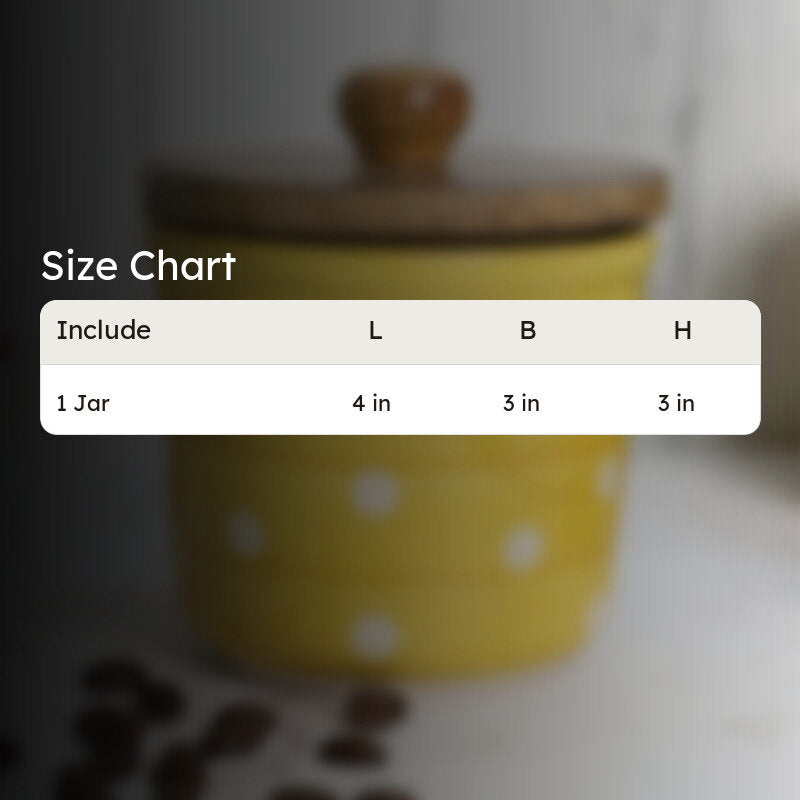 Silvero Ceramic Jar (Yellow) - 350 mL media 5