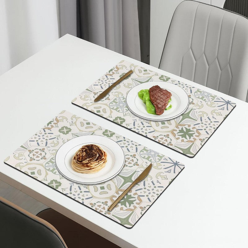 Rectangle Rubber Table Mats - Set Of Two