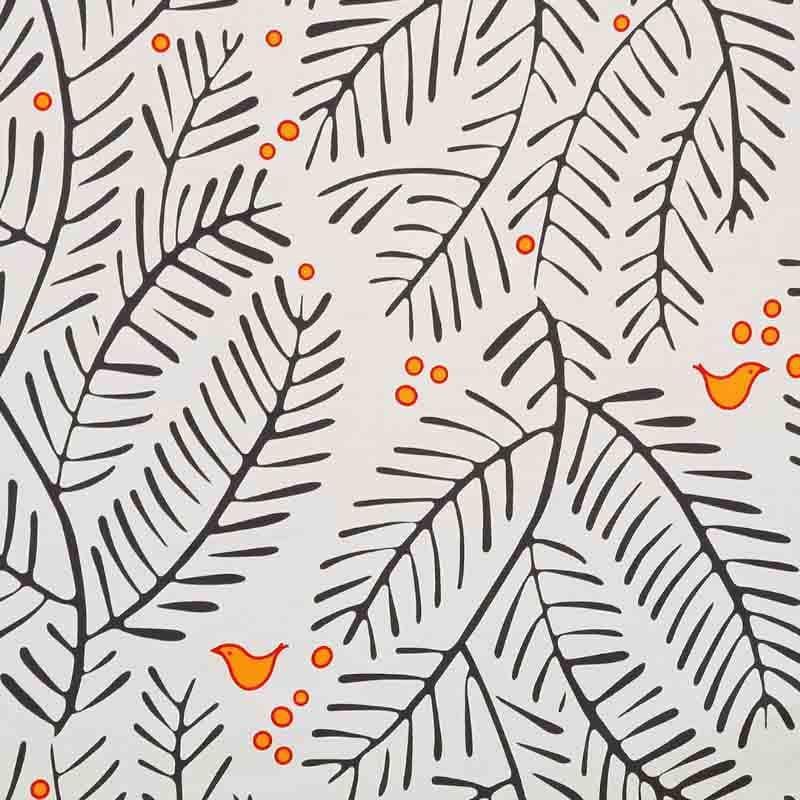 Leafy Branch Cotton Bedsheet - 210 TC media 4
