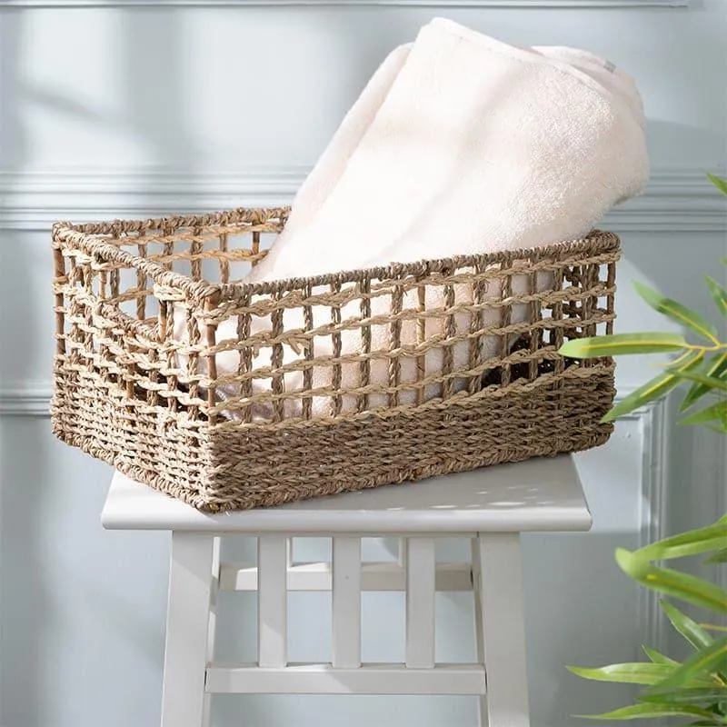 Verno Natural Fiber Storage Basket media 3