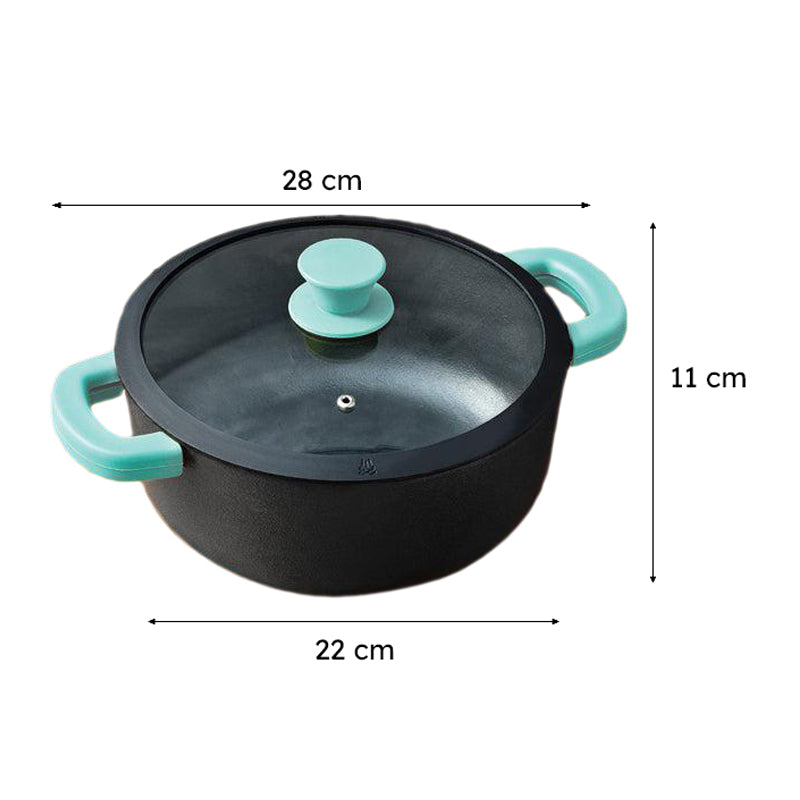 Bergner Induction Safe Cooking Pot With Lid - 2000 ml/9 Inches image 9