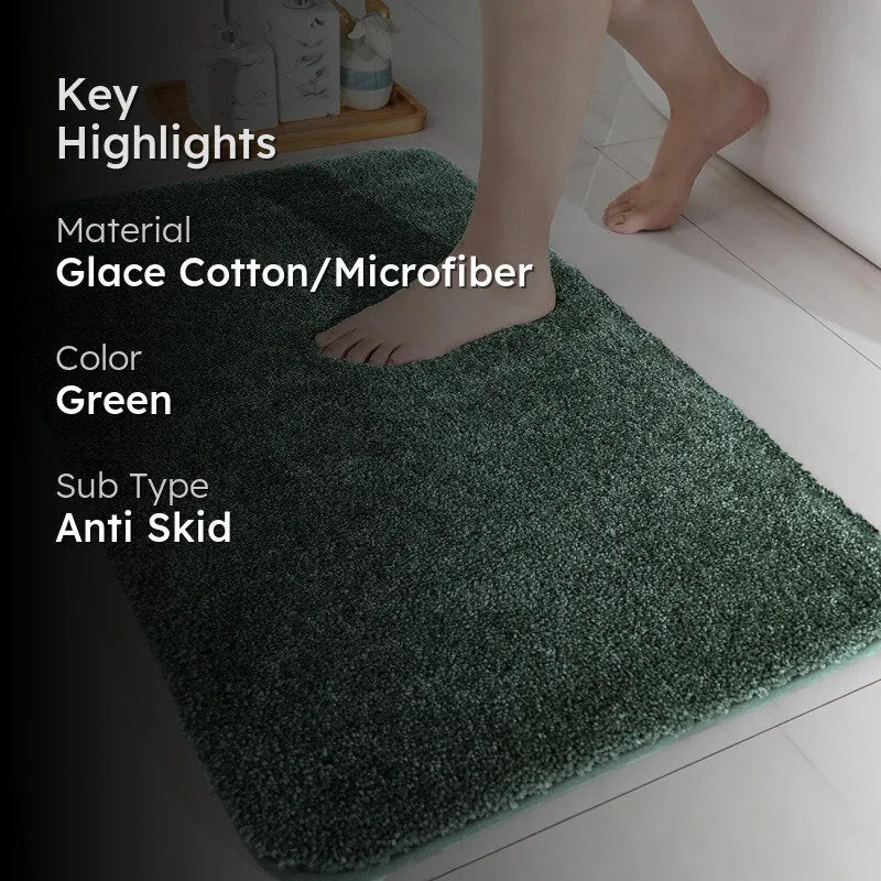 Nuo Luxe Bath Mat - Green media 2