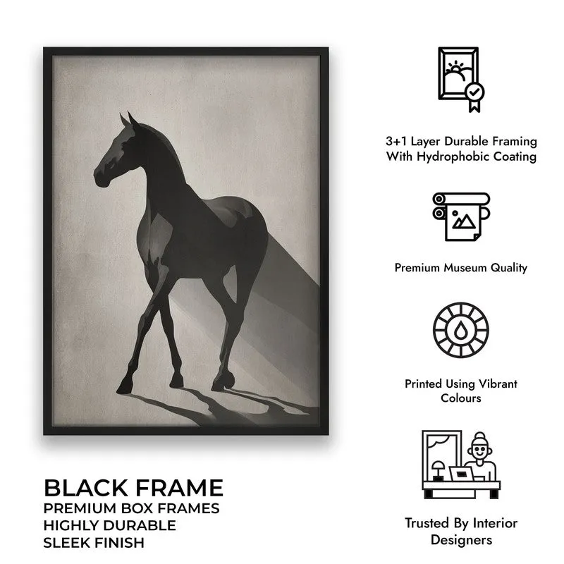 Silent Strength Wall Painting With Black Frame media 9