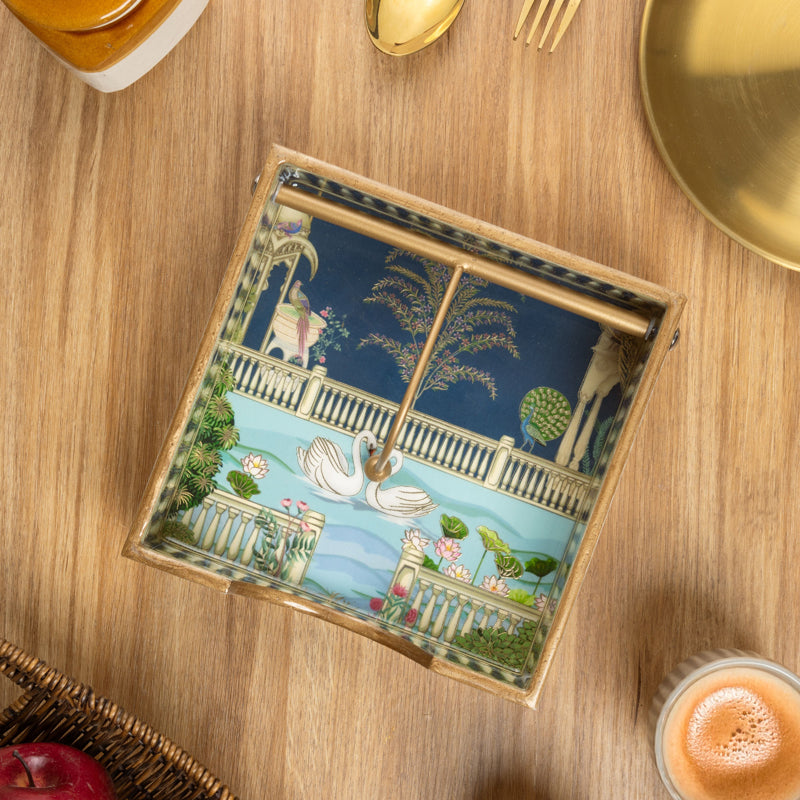 Rajhans Wooden Tissue Holder media 3