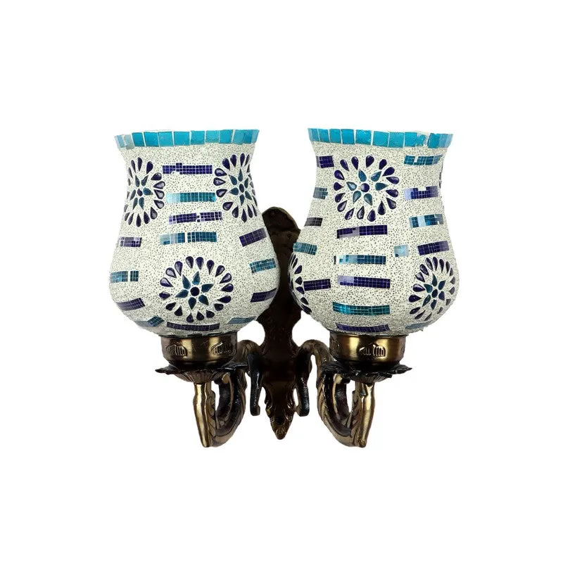 Crystal Bloom Iron Wall Lamp media 3