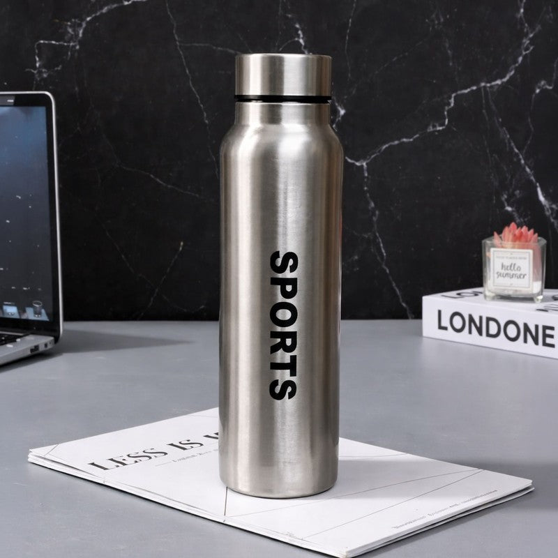 Sleek Silver Stainless Steel Bottle - 1000 mL