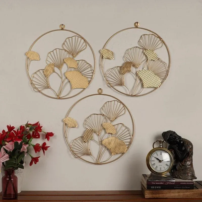 Eshita Flora Iron Wall Accent - Set Of Three media 1