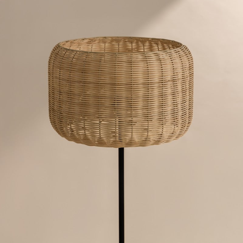 Fig Living Bird's Nest - Rattan Floor Lamp media 8