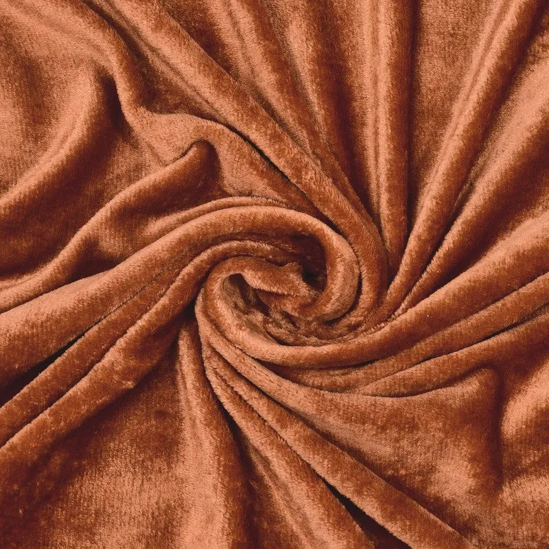 VelvetDream Woolen Bedsheet (Rust Orange) - 150 GSM media 7