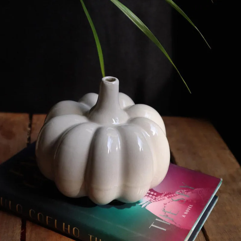 Pumkin Anar Vase - Two Piece Set media 1