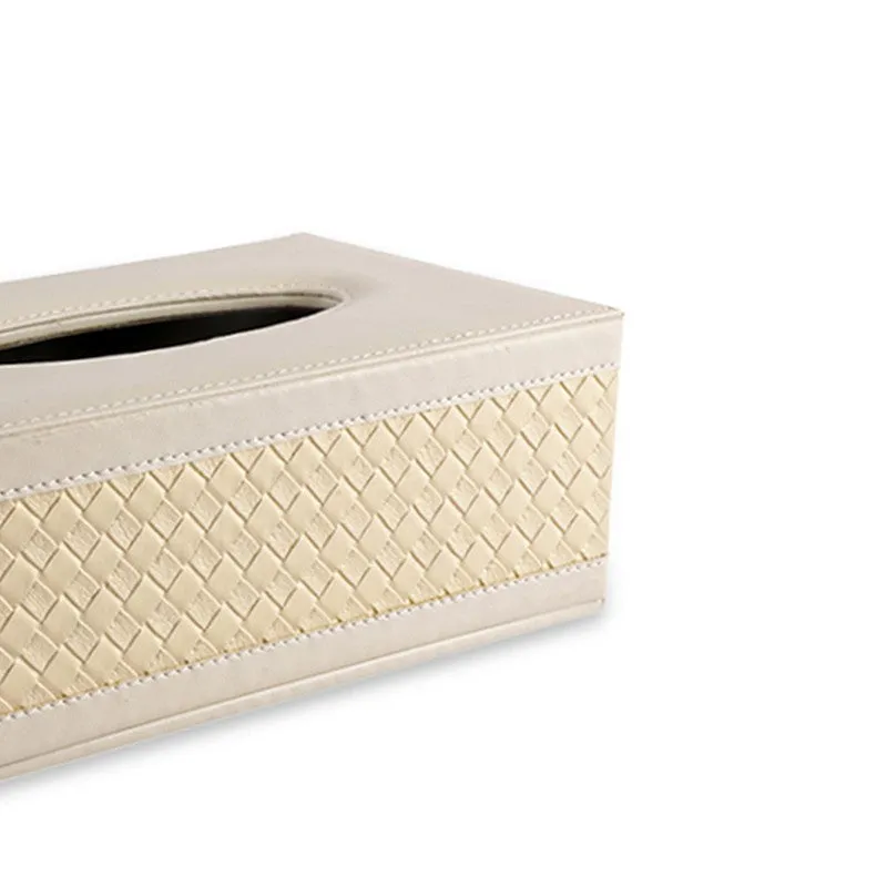 AarviDecor Velvique Faux Leather Tissue Holder media 6