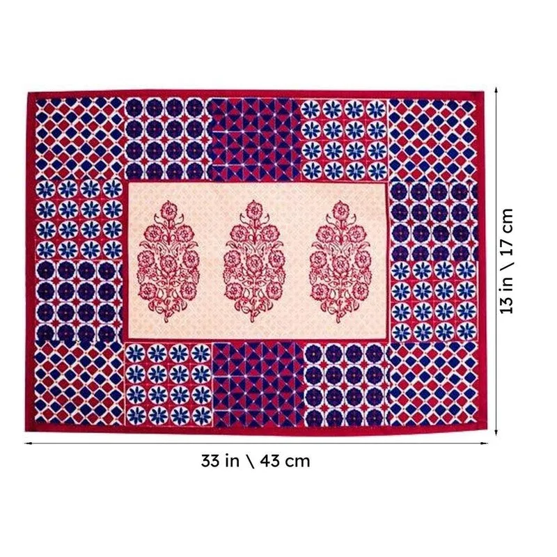 Maroon Mix Placemat - Set Of Four media 6