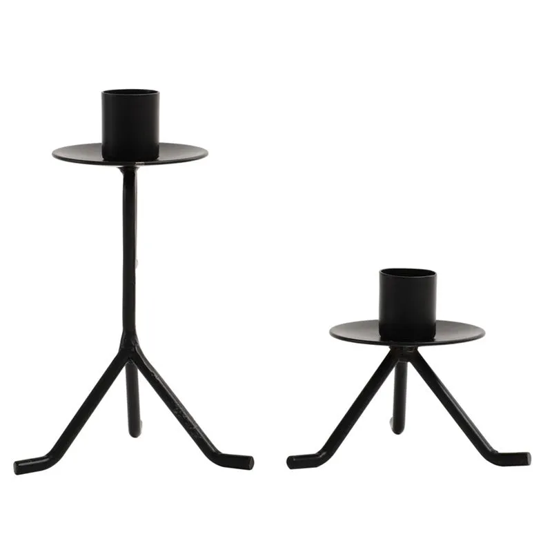 Marquesa Glow Black Candle Holders - Set Of Two media 4