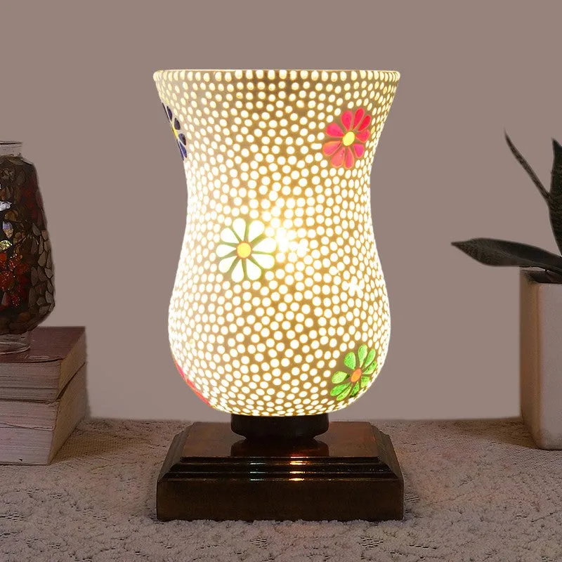 Colorique Mosaic Glass Table Lamp - Multicolor media 3