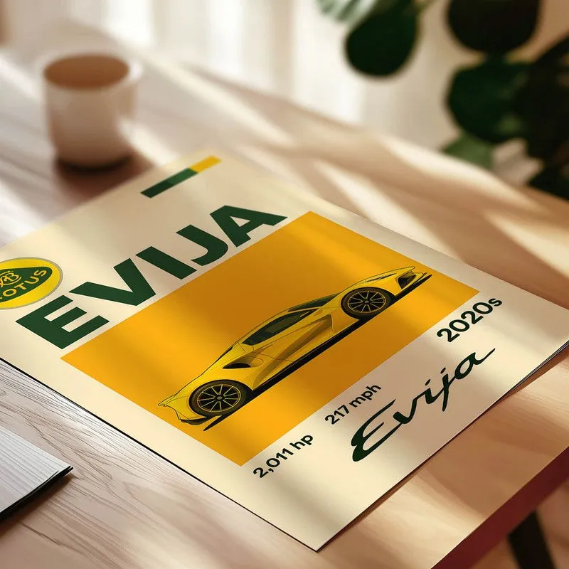 Lotus Evija Wall Poster media 4