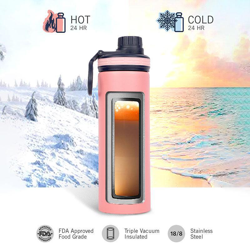 Nautica Skirnir Insulated Stainless Steel Thermos (Pink) - 500 mL media 5