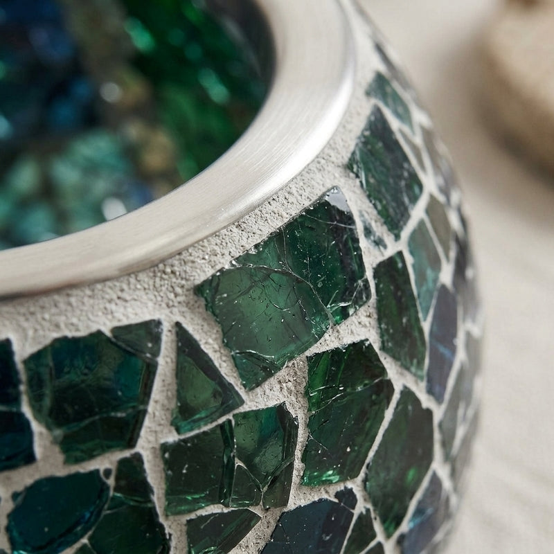 Dayanita Mosaic Glass Tealight Candle Holder media 3