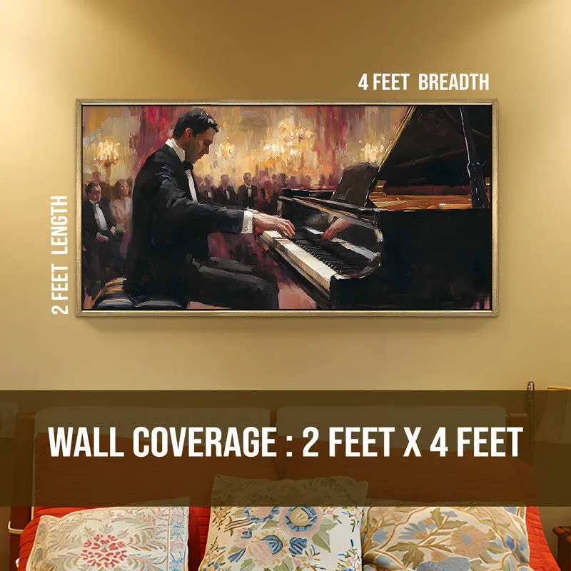 Echoing Hall Canvas Wall Painting With Frame media 8