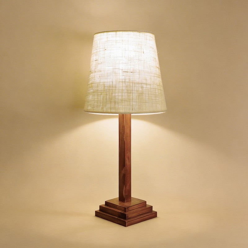 Klaris Jute Table Lamp - Brown,Beige media 6