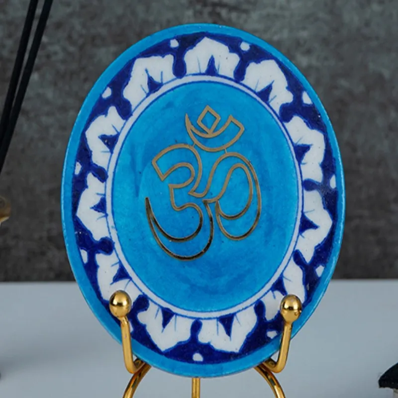 Om Handcrafted Handcrafted Ceramic Showpiece media 4
