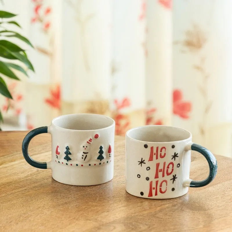 Christmas Ceramic Coffee Mug (330 mL Each) - Set Of Two media 2
