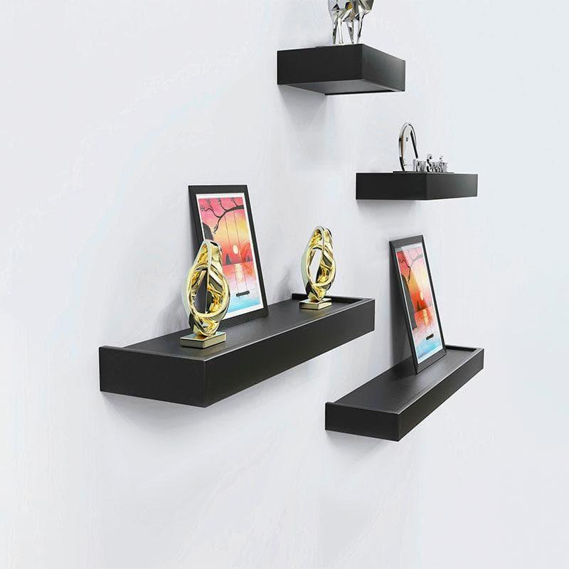 Skyline Shelving Wall Shelf - Black - Set Of Four media 3