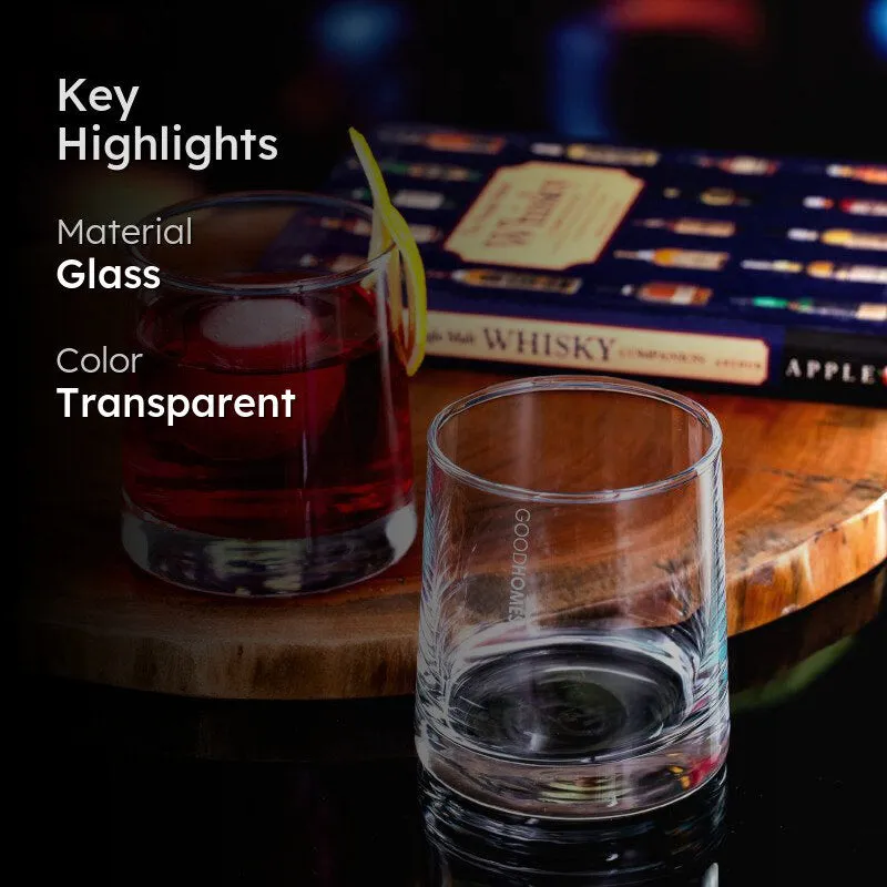 Audrina Glass Tumbler (260 ML) - Set Of Six media 2