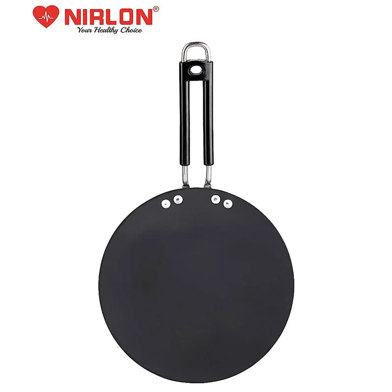 Nirlon Hard Anodized Non-Stick Aluminum Roti Tawa - 10 Inches media 5