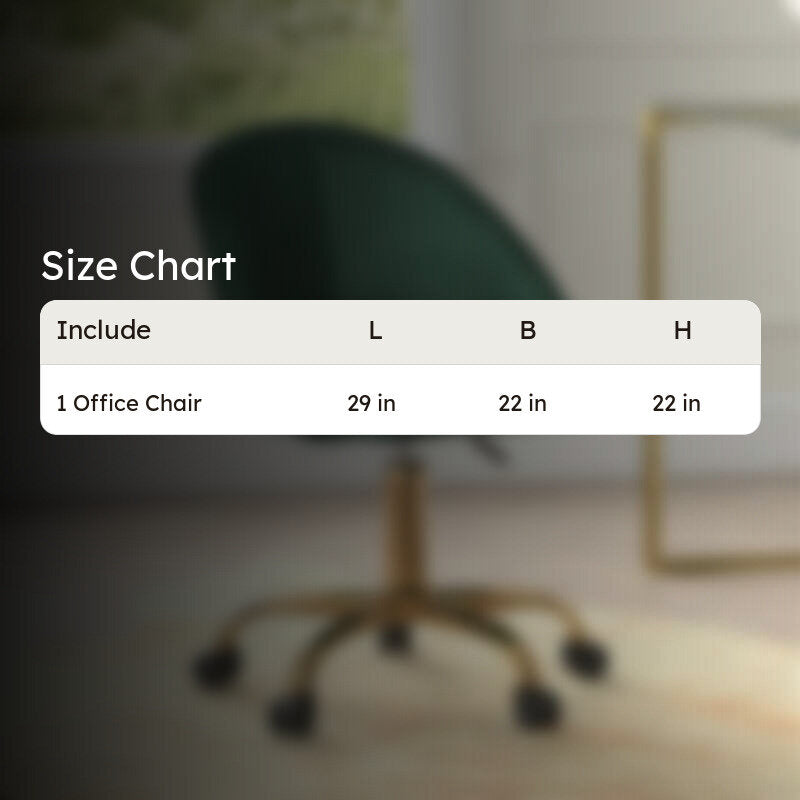 Opulon Metal Office Chair  -  Green media 8