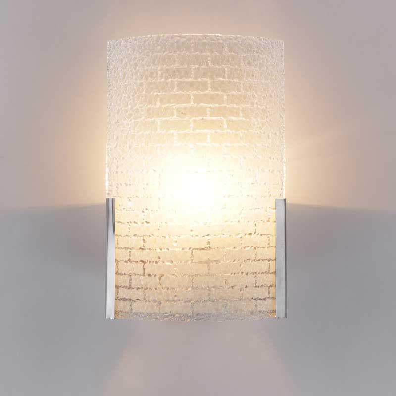 Bricksy Glass & Metal Wall Lamp media 3