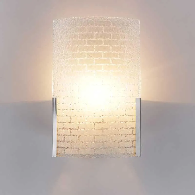 Bricksy Glass & Metal Wall Lamp media 3