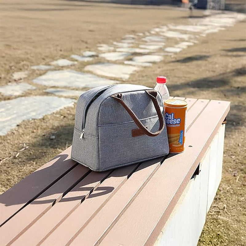 Binta Nylon Lunch Bag - Grey media 4