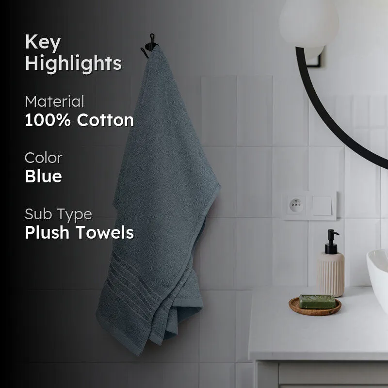 Micro Cotton LuxeDry Comfort Solid Bath Towel - Ice Blue media 2