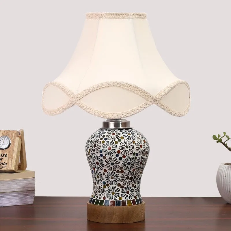 Santora Arc Wooden Table Lamp - Multicolor media 4