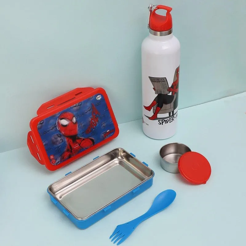 Spidey Relax Lunch Box 700 ML With 600 ML Water Bottle - Two Piece Set media 4