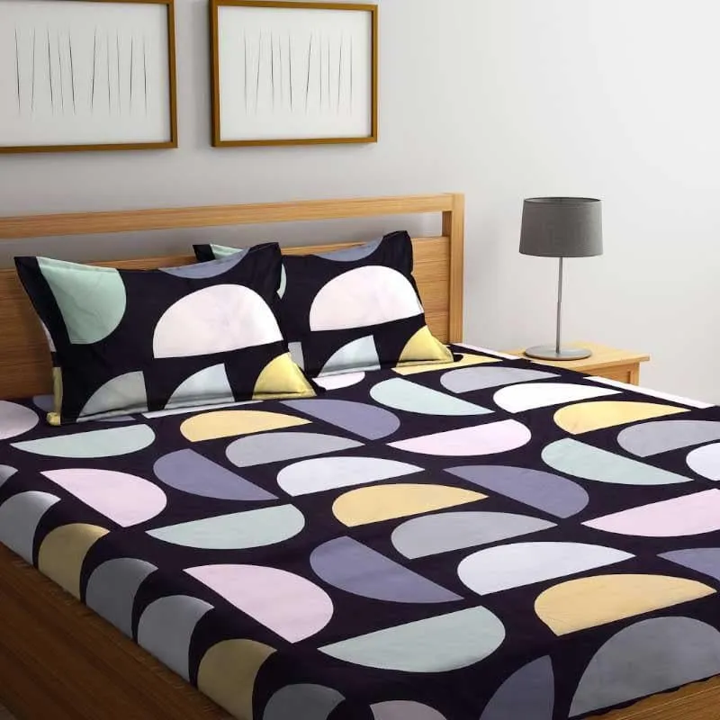 Carole Printed Microfiber Bedsheet - 130 GSM media 3