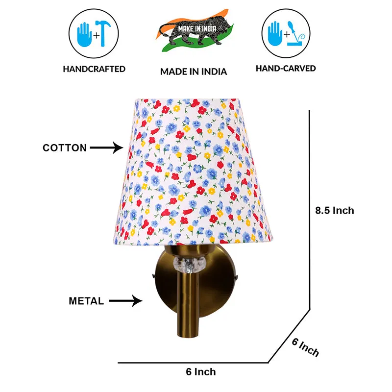 Tiny Fleur Steel & Cotton Wall Lamp media 6