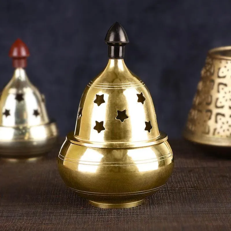 Akhand Aarti Brass Diya - Small media 1