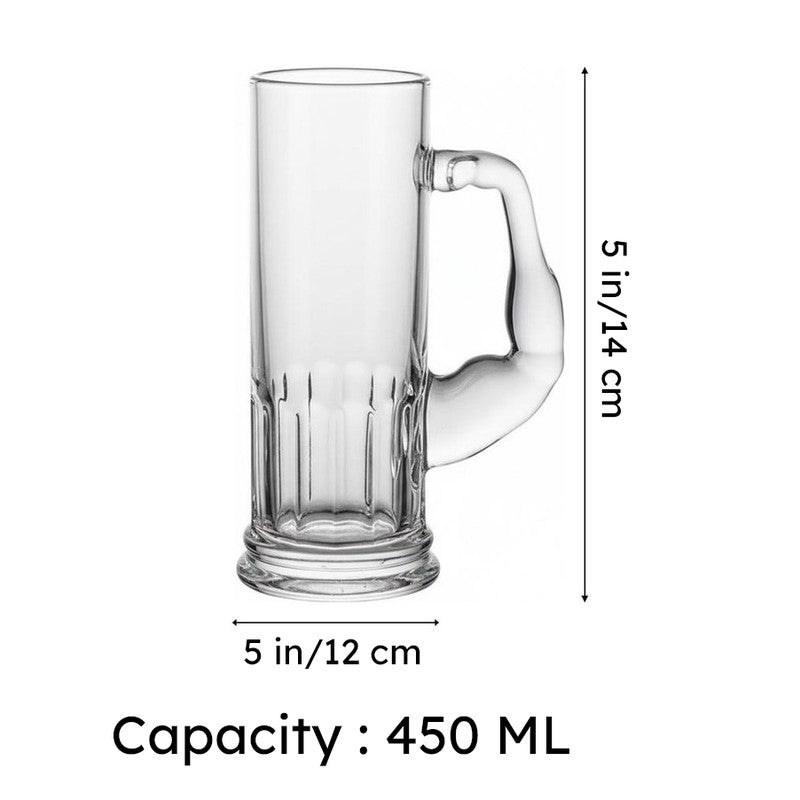 Bravus Beer Mug(450 mL) - Set Of Four media 10