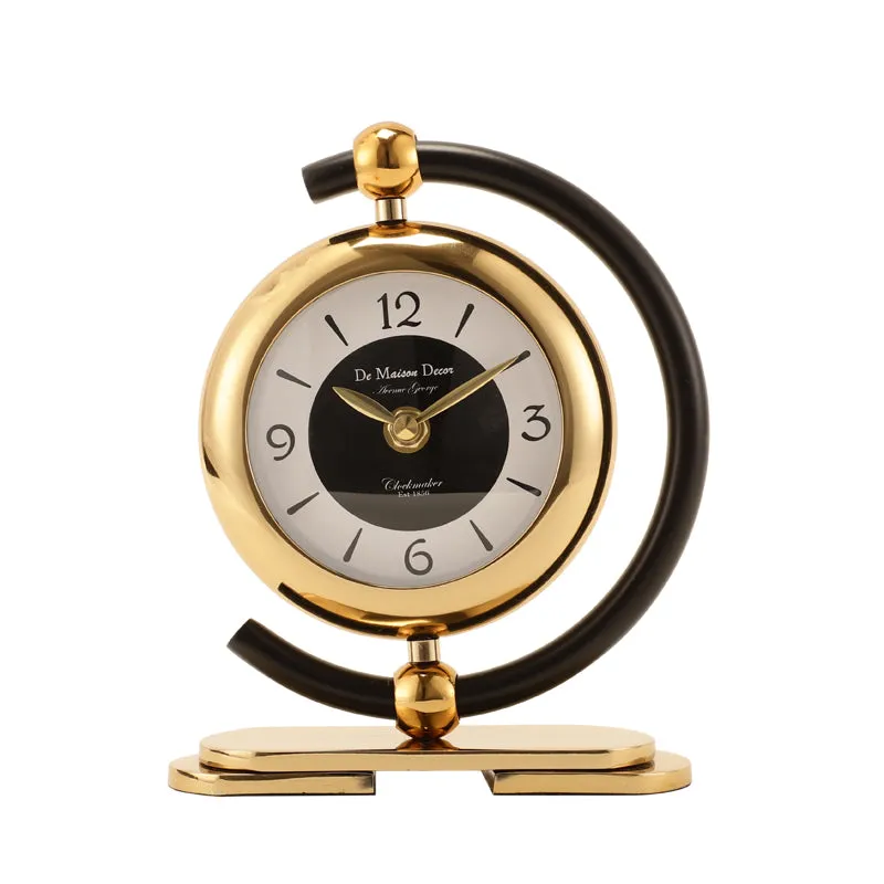 Keisa Table Clock - Gold media 3